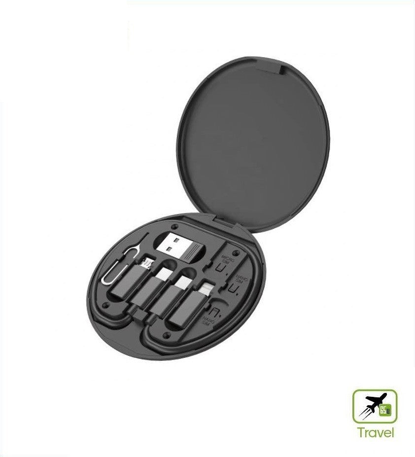 Kit de cabo de carregamento multifuncional 10 em 1 para viagens - Default Title