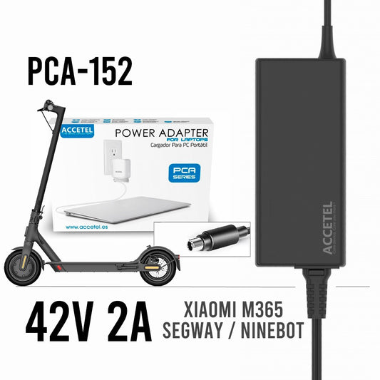 Carregador de Scooter Elétrico Xioami 42V 2A 8mm