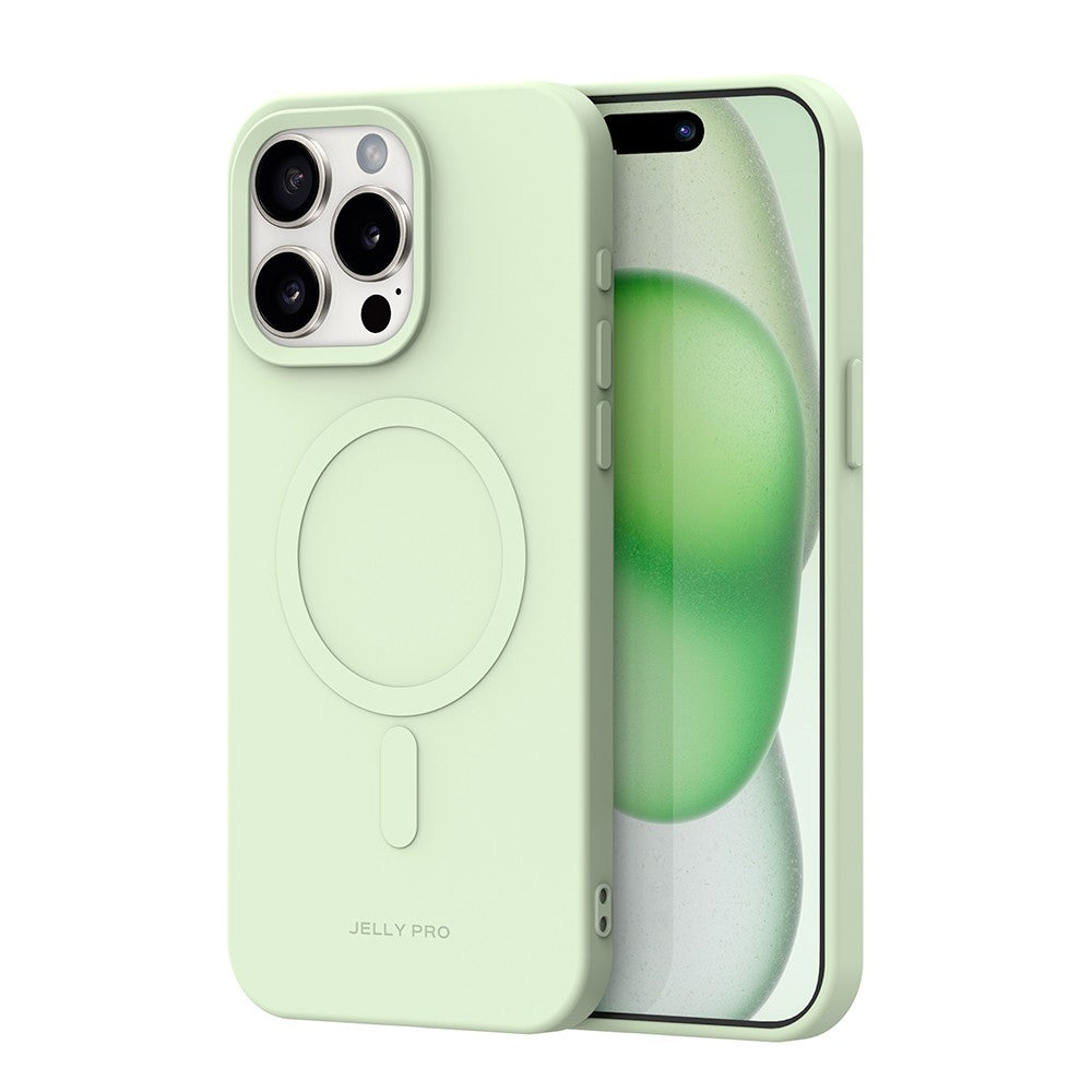 Capa Jelly Pro com Magsafe - iPhone 15 Pro 6.1" - Verde Claro