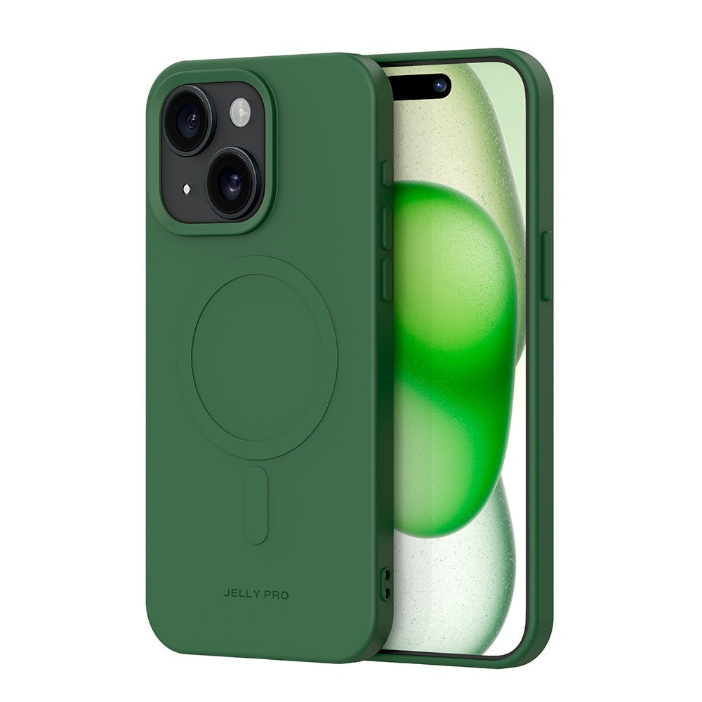 Capa Jelly Pro com Magsafe - iPhone 15 Plus 6.7" - Verde Militar