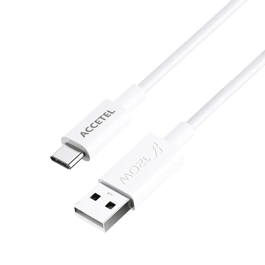 Cabo de Carregamento Rápido para Xiaomi 120W USB-A para USB-C 6A (1M) Branco - Default Title