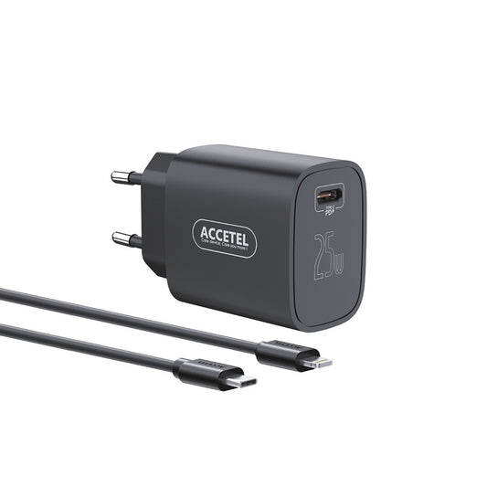 Carregador de Parede Carregamento Rápido PD 25W - Cabo USB-C para Lightning 1M - Default Title
