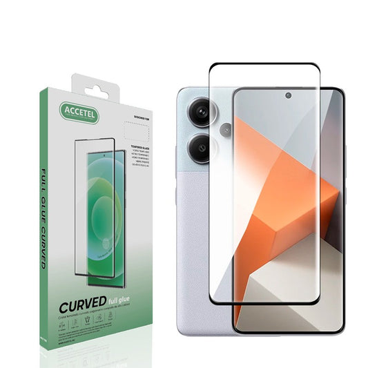 Película de Vidro Curvo Full Glue Xiaomi Redmi Note 13 Pro+ 5G Preto