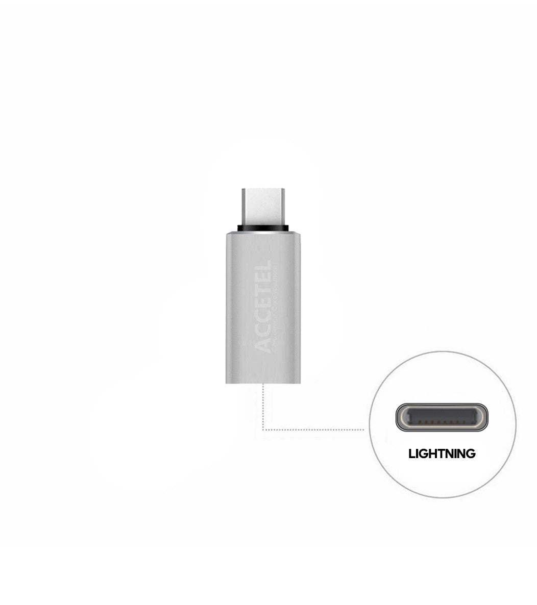 Adaptador Lightning para Tipo-C