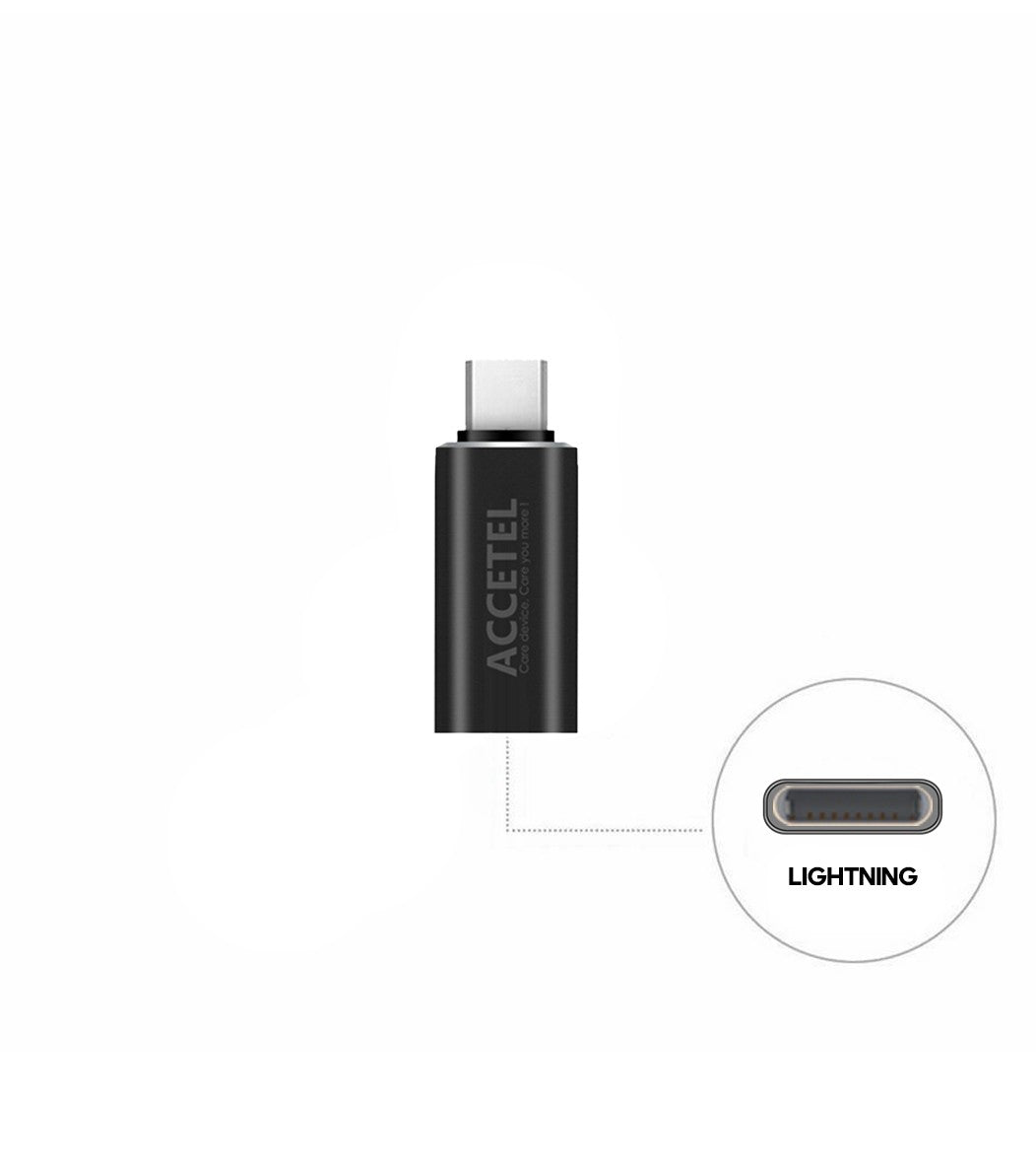 Adaptador Lightning para Tipo-C