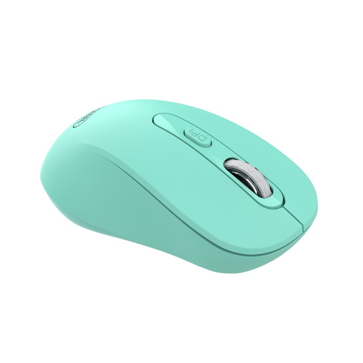 Mouse Sem Fio 2.4GHZ 800/1200/1600 DPI 6 Botões - Turquesa