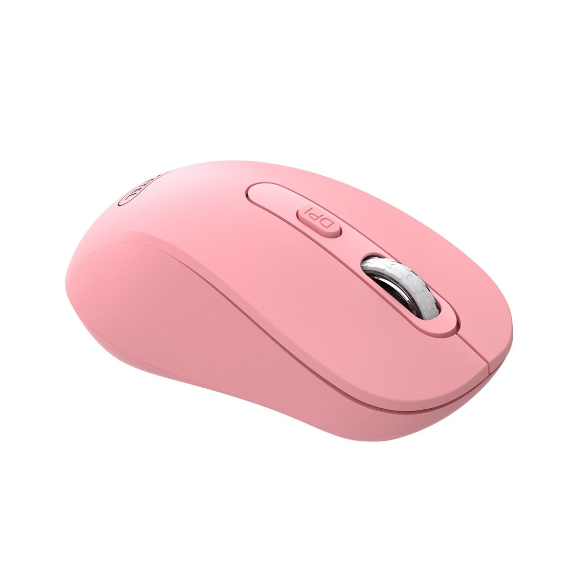 Mouse Sem Fio 2.4GHZ 800/1200/1600 DPI 6 Botões - Rosa