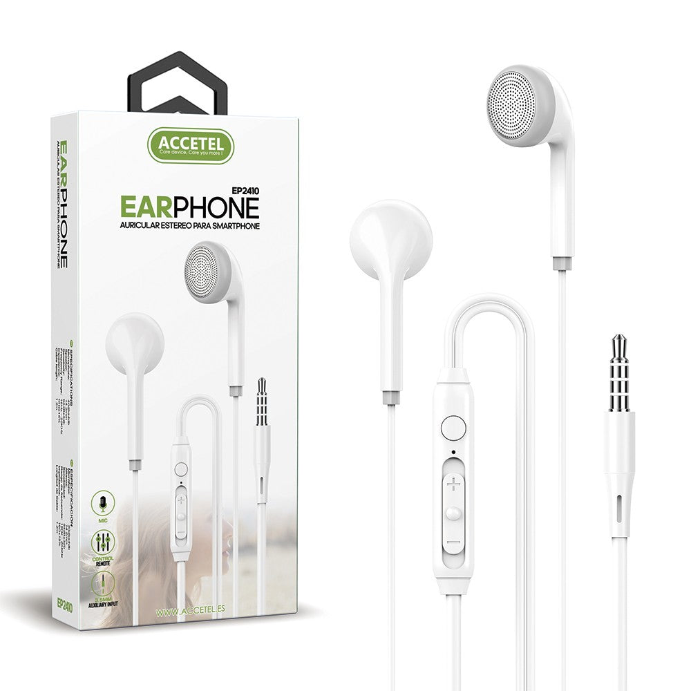 Auscultadores Estéreo 3.5mm com Microfone Multifuncional 1.2M - Default Title