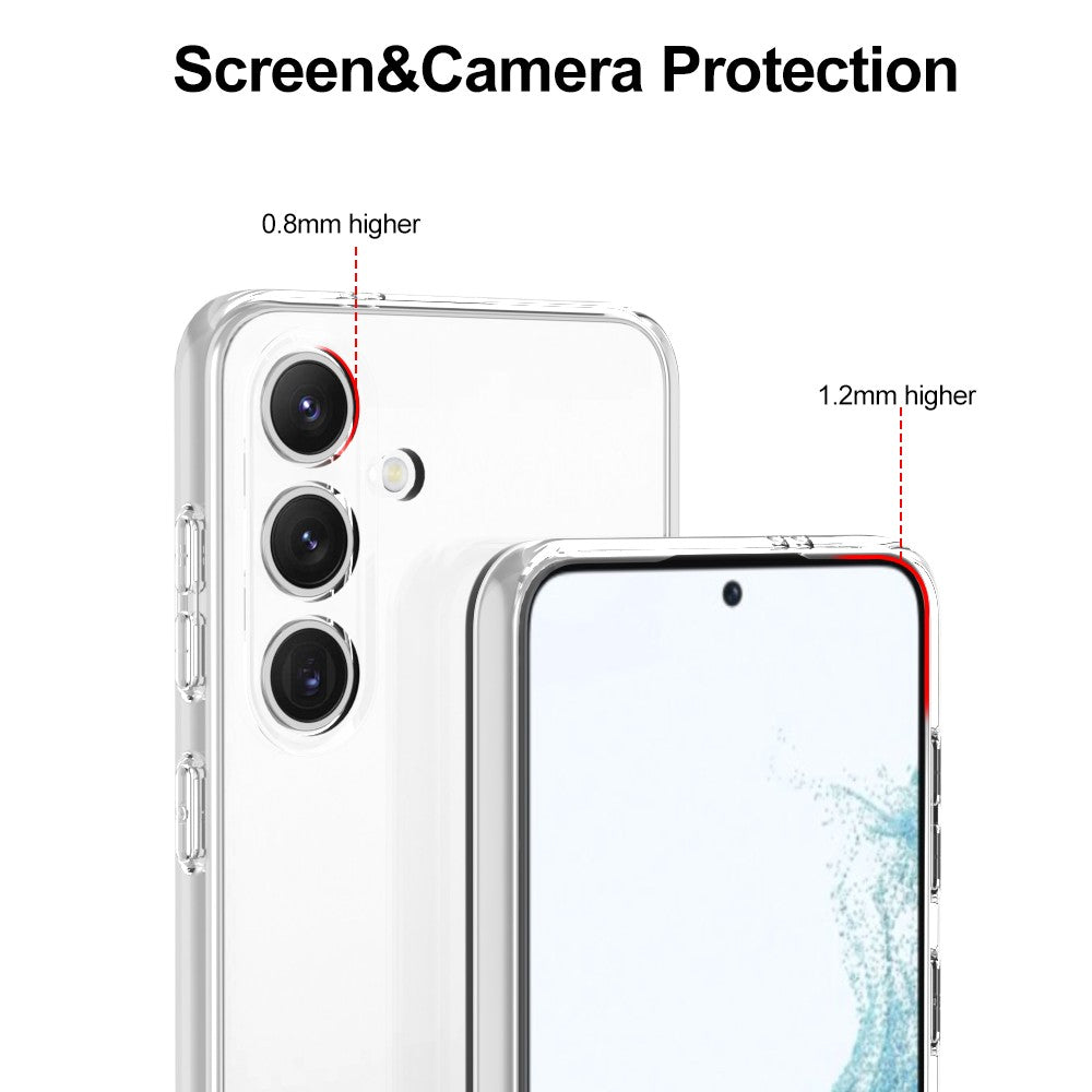 Silicone Transparente 2.0 TPU - Samsung Galaxy S24 (Proteção de Lente)