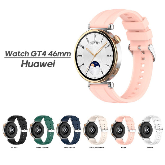 Correia de Silicone Huawei Watch GT 4 46MM - Preto