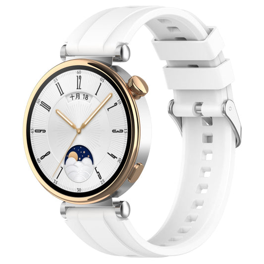 Correia de Silicone Huawei Watch GT 4 41MM - Branco