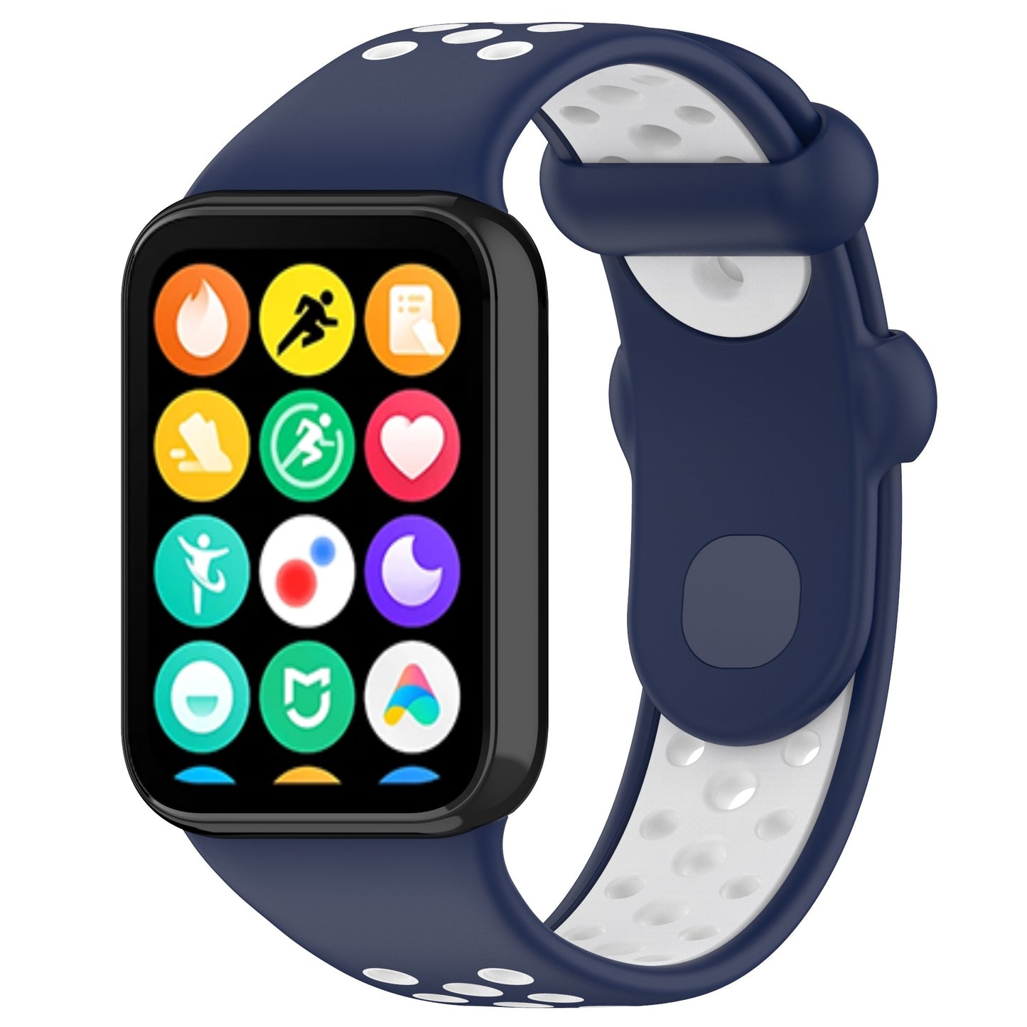 Correia Esportiva Xiaomi Redmi Watch 4 / Smart Band 8 Pro / Smart Band 9 Pro - Azul Marinho