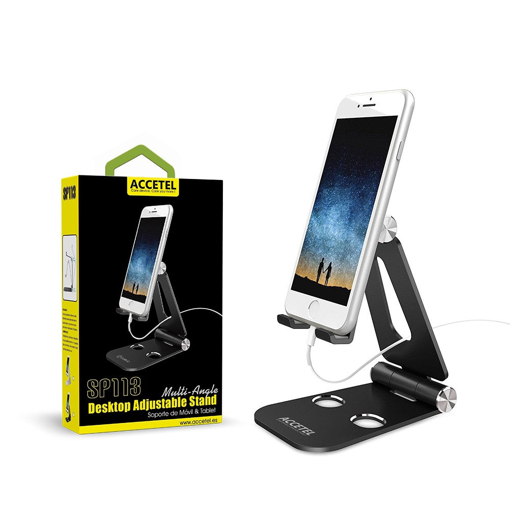 Suporte de Mesa para Celular ou Tablet - Preto