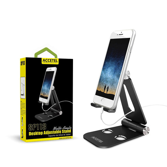 Suporte de Mesa para Celular ou Tablet - Preto