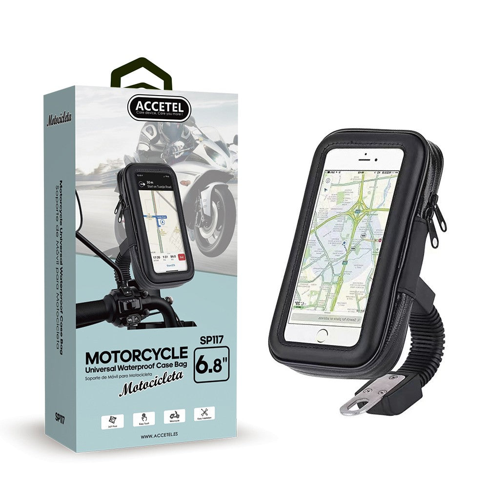 Suporte Universal para Motocicleta Estojo Impermeável Max.6.8"