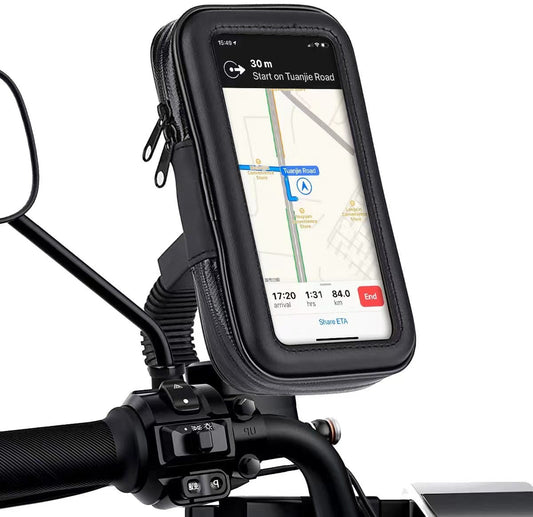 Suporte Universal para Motocicleta Estojo Impermeável Max.6.8" - Default Title