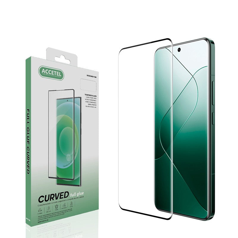 Película de Vidro Curvo Full Glue Xiaomi Mi 14 Pro / Mi 14 Ultra Preto