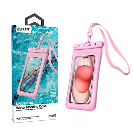 Bolsa Flutuante Impermeável 7,2" - Rosa