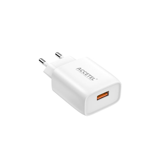 Carregador de Parede Carga Rápida QC3.0 18W Branco - Default Title