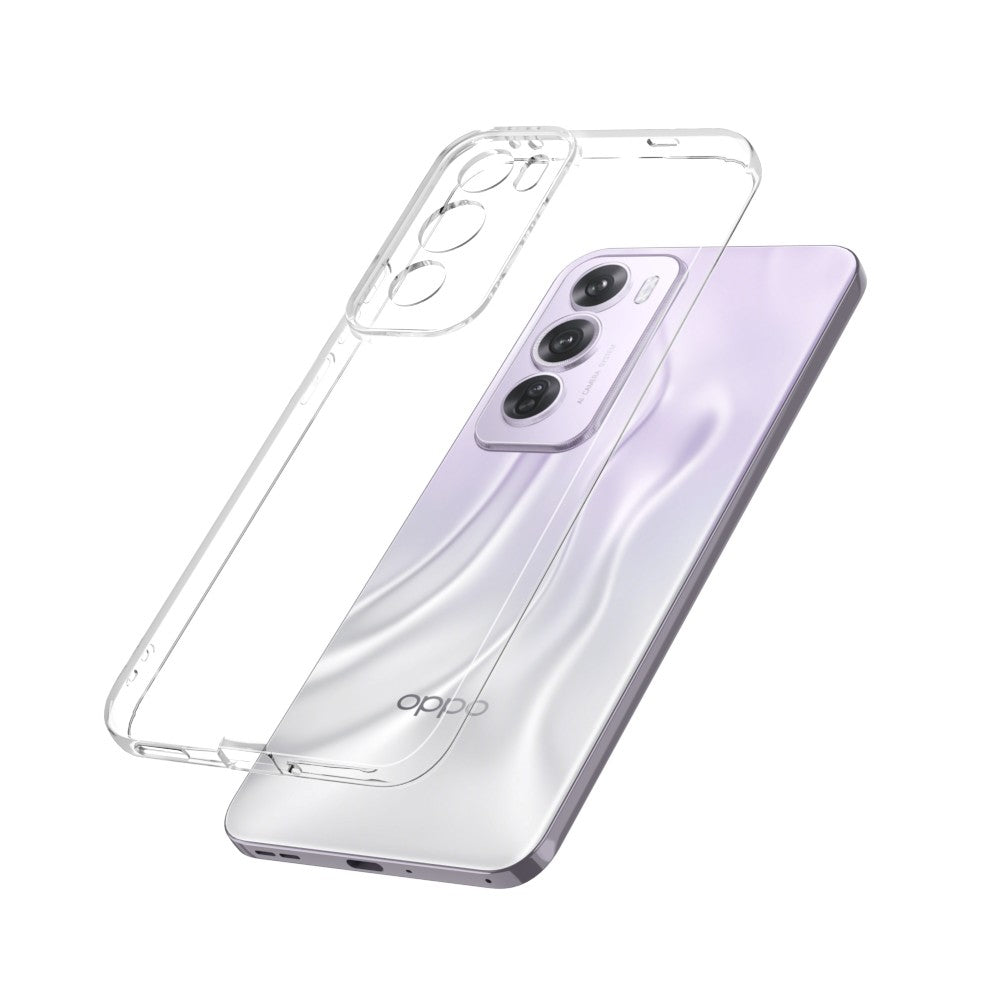Silicone Transparente 2.0 TPU - Oppo Reno12 Pro 5G (Proteção de Lente)