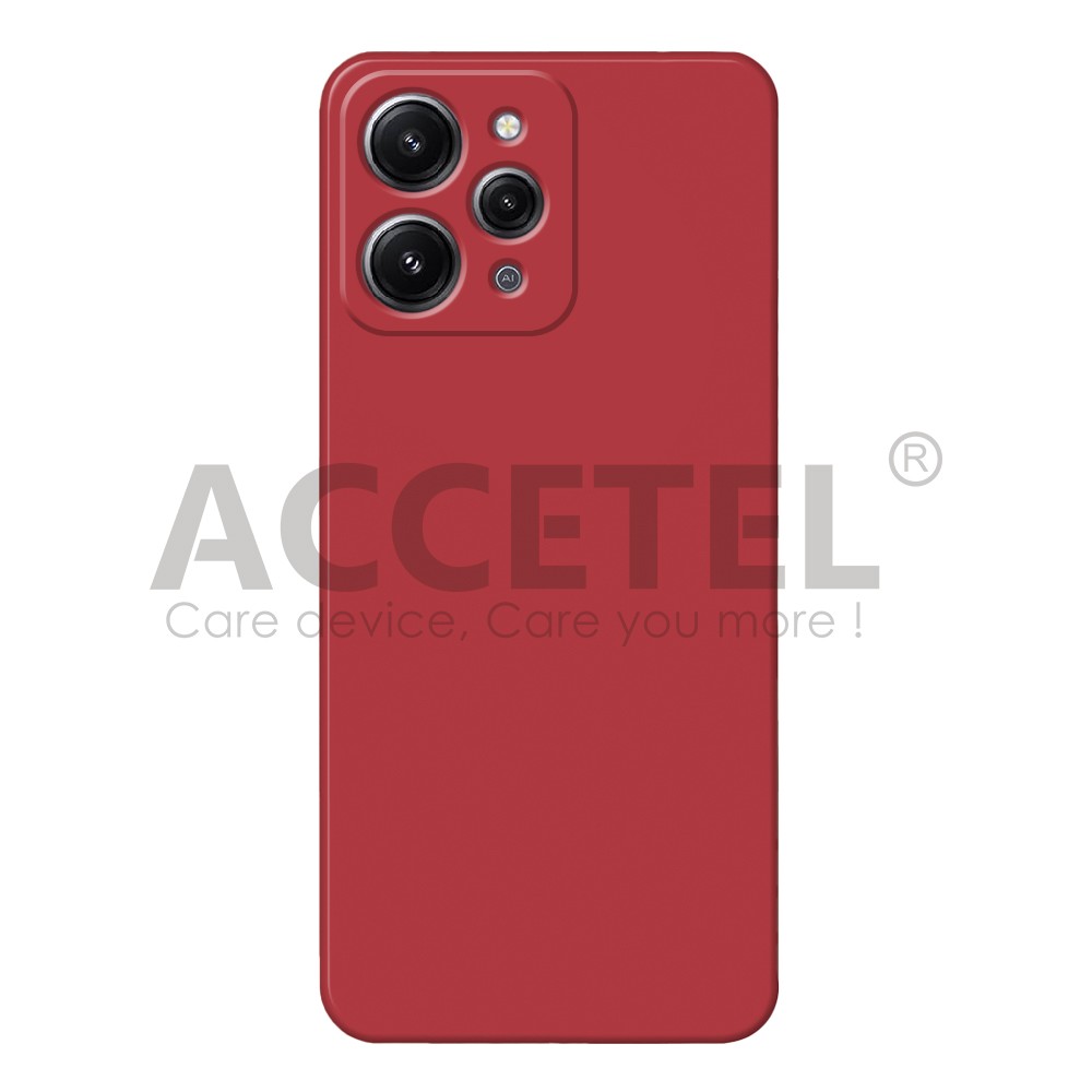 Capa Jelly Pro - Xiaomi Redmi 12 (Proteção de Lente) - Vermelho