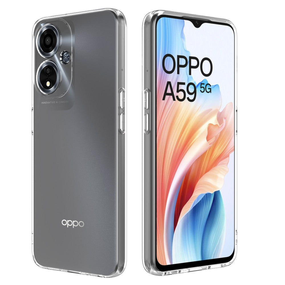 Silicone Transparente 2.0 TPU - Oppo A59 (Proteção de Lente)