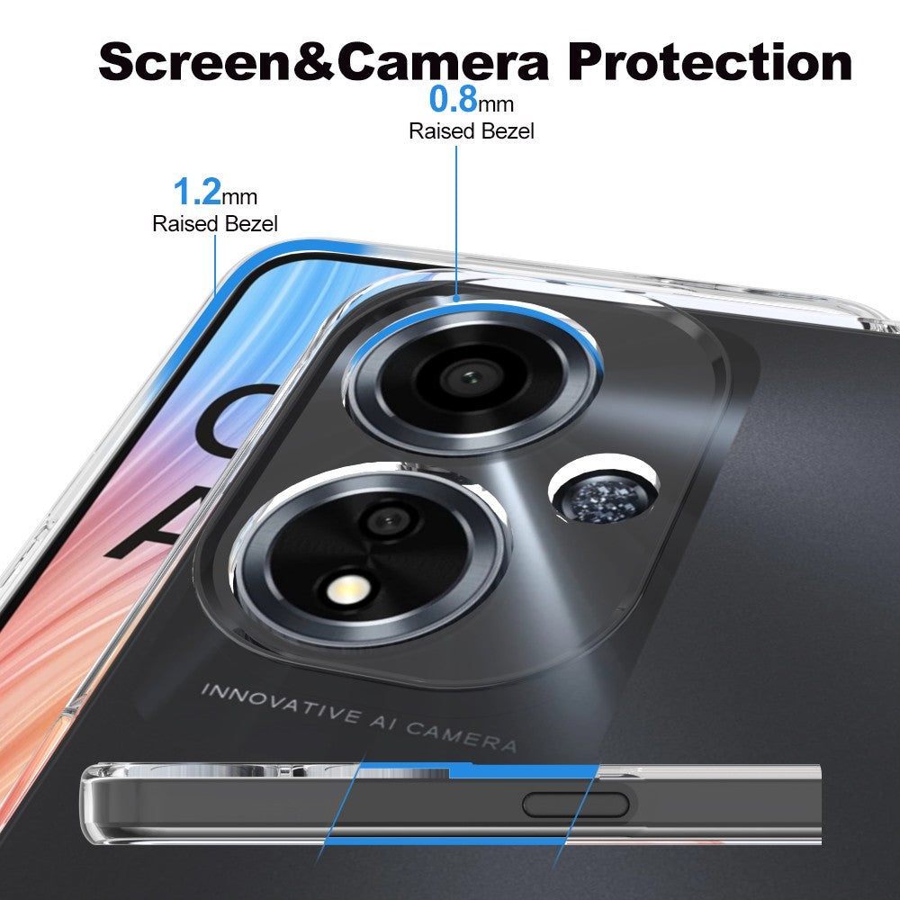Silicone Transparente 2.0 TPU - Oppo A59 (Proteção de Lente)