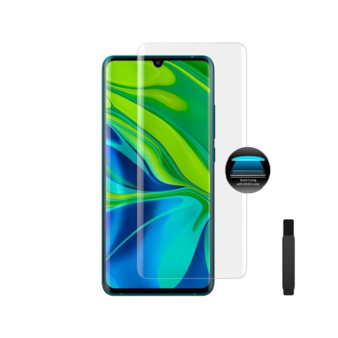 Película de Vidro UV Líquido Xiaomi Mi Note 10/10 Pro/10 Lite