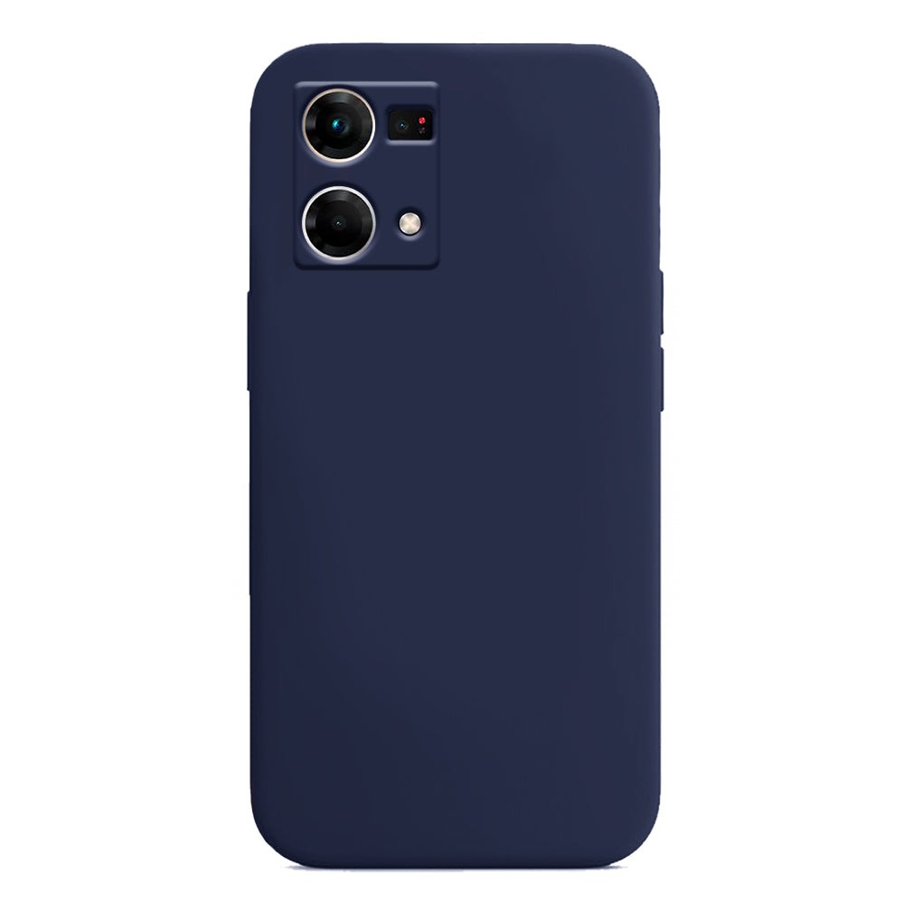 Capa Jelly Pro - Oppo Reno 7 (Proteção de Lente) - Azul Marinho