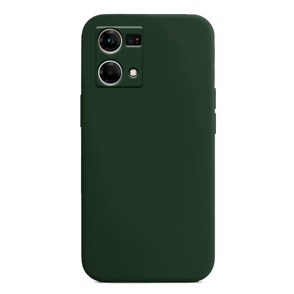 Capa Jelly Pro - Oppo Reno 7 (Proteção de Lente) - Noite Verde