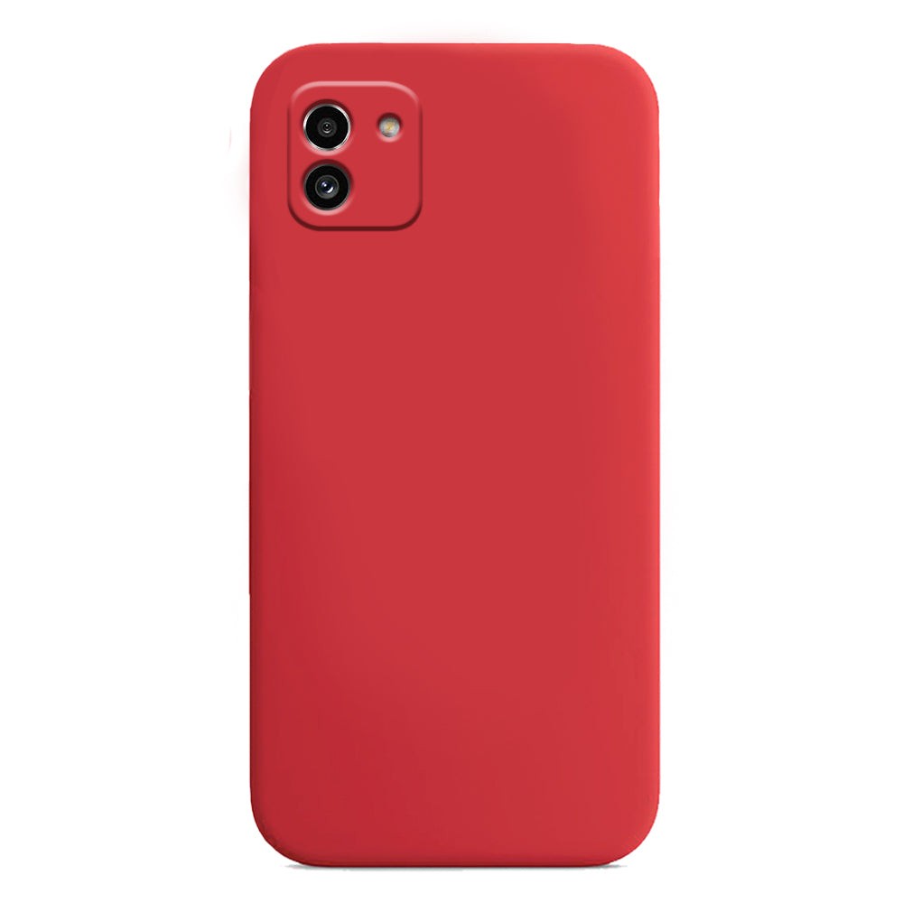 Capa Jelly Pro - Samsung Galaxy A03 (Proteção de Lente) - Vermelho