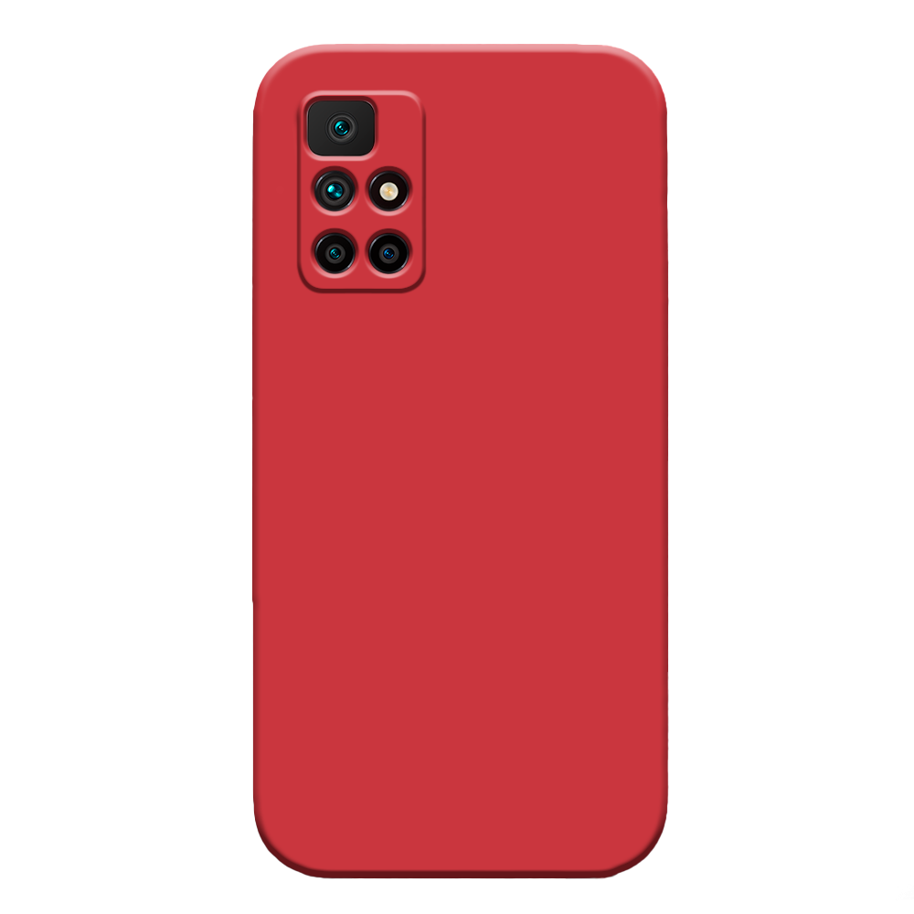 Capa Jelly Pro - Xiaomi Redmi 10 (Proteção de Lente) - Vermelho