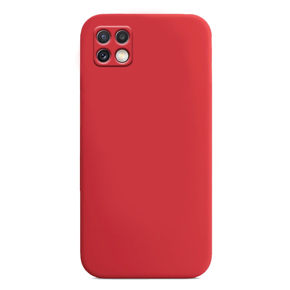 Capa Jelly Pro - Samsung Galaxy A22 5G (Proteção de Lente) - Vermelho