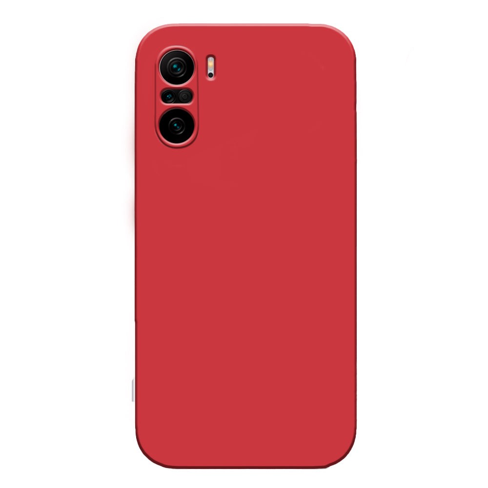 Capa Jelly Pro - Xiaomi Poco F3 / Mi 11i (Proteção de Lente) - Vermelho