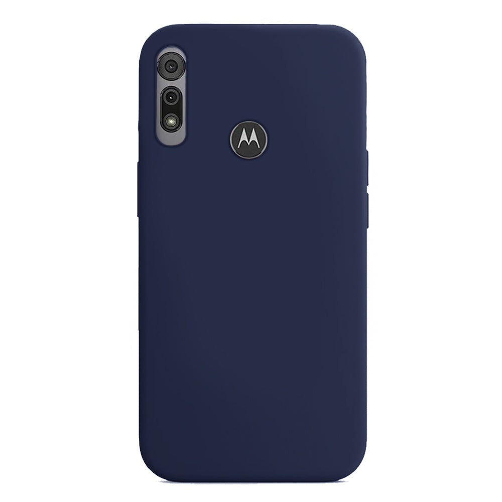 Capa Jelly Pro - Moto E6s (Proteção de Lente) - Azul Marinho