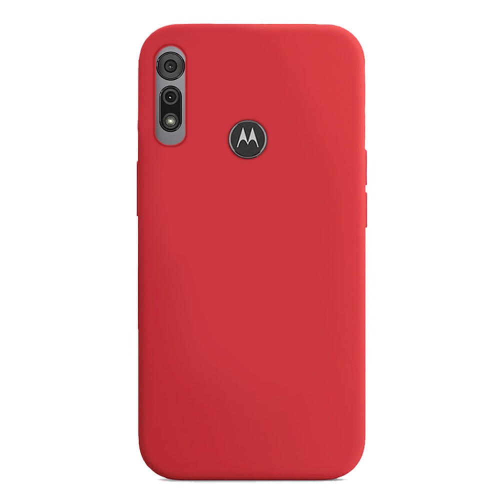 Capa Jelly Pro - Moto E6s (Proteção de Lente) - Vermelho