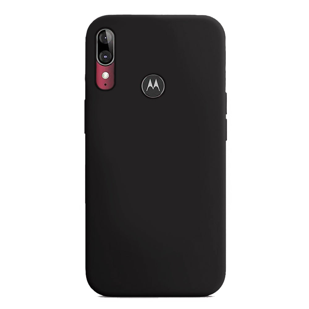 Capa Jelly Pro - Moto E6 Plus (Proteção de Lente) - Preto