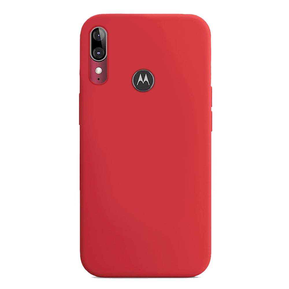 Capa Jelly Pro - Moto E6 Plus (Proteção de Lente) - Vermelho