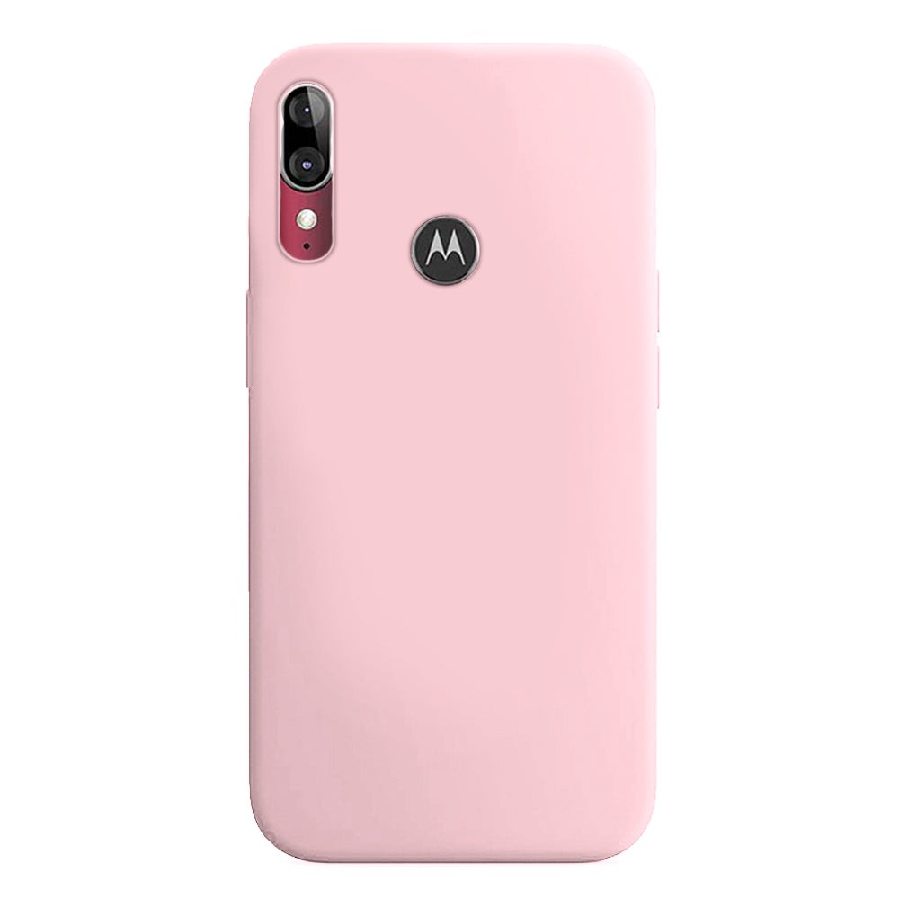 Capa Jelly Pro - Moto E6 Plus (Proteção de Lente) - Rosa