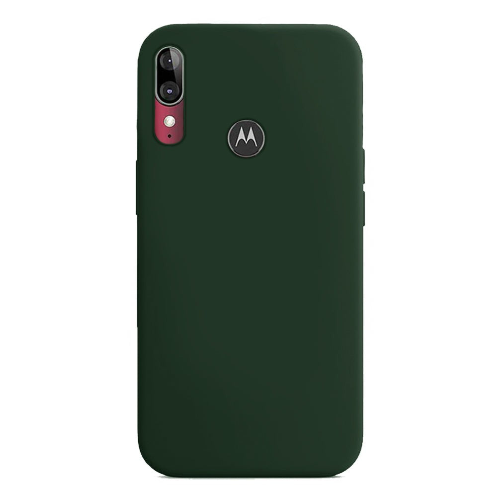 Capa Jelly Pro - Moto E6 Plus (Proteção de Lente) - Noite Verde