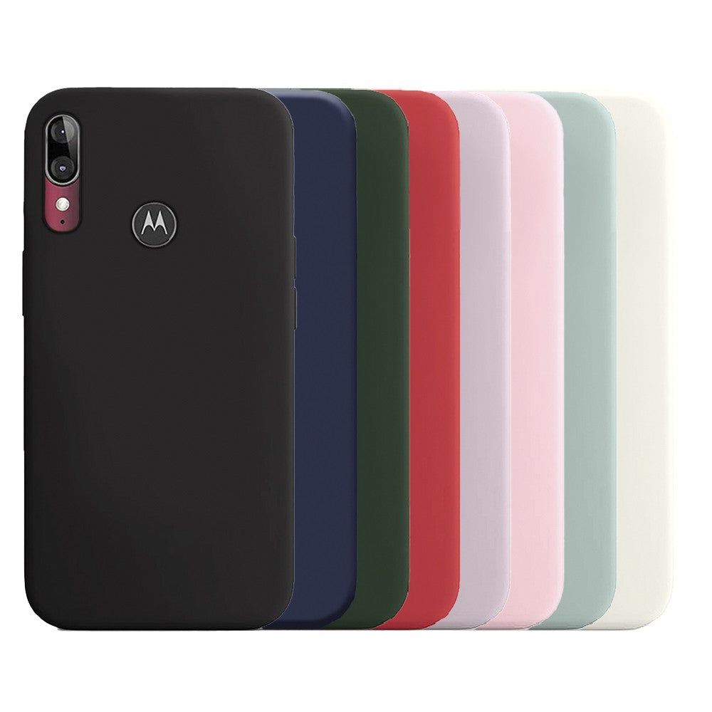 Capa Jelly Pro - Moto E6 Plus (Proteção de Lente) - Azul Turquesa