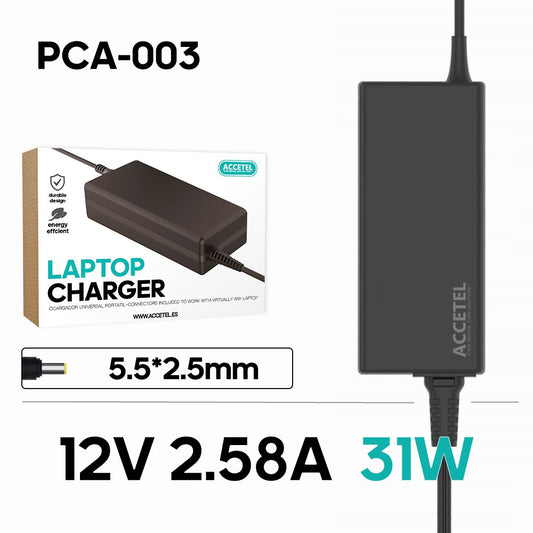 PCA-003 Carregador Portátil Toshiba 19V 3.95A 5.5*2.5mm 75W - Default Title
