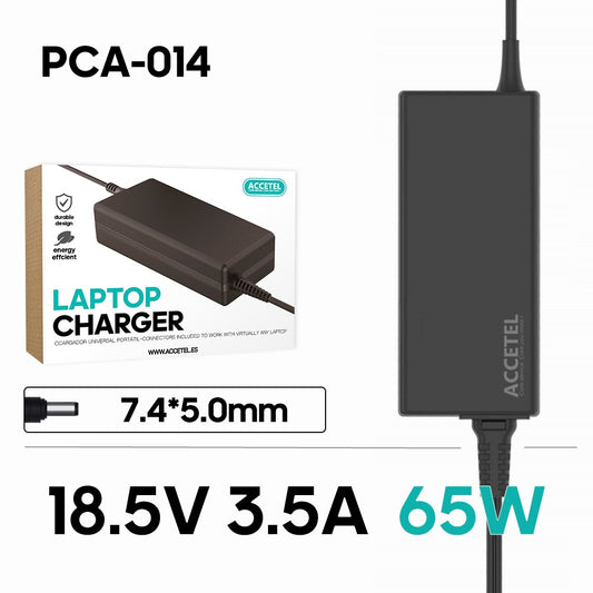 PCA-014 Carregador Portátil HP 18.5V 3.5A 7.4*5.0mm 65W - Default Title