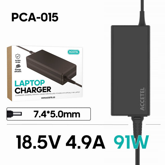 PCA-015 Carregador Portátil HP 18.5V 4.9A 7.4*5.0mm 90W - Default Title
