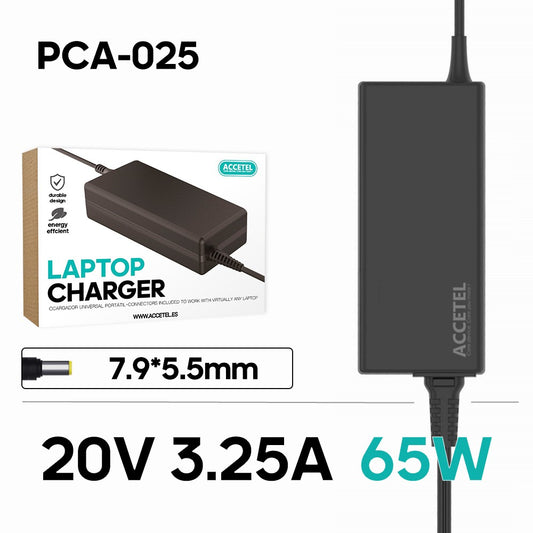 Carregador Portátil Lenovo 20V 3.25A 7.9*5.5mm 65W