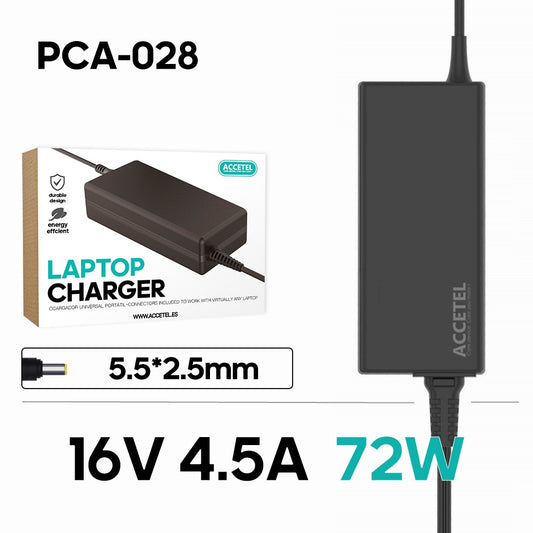 Carregador Portátil Lenovo 16V 4.5A 5.5*2.5mm 72W