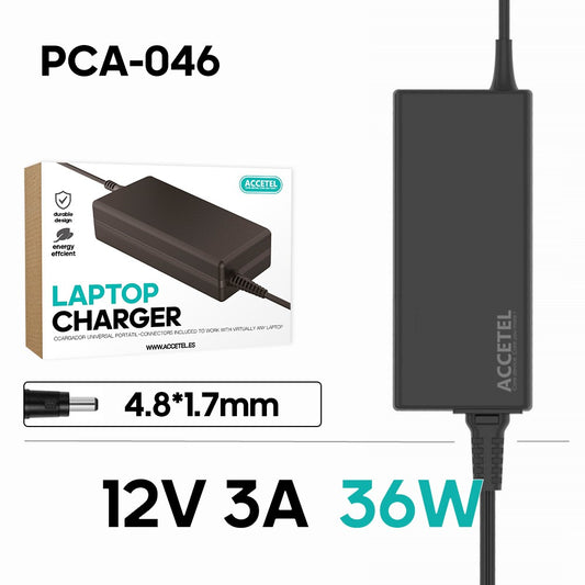 Carregador Portátil Asus 12V 3A 4.8*1.7mm 36W