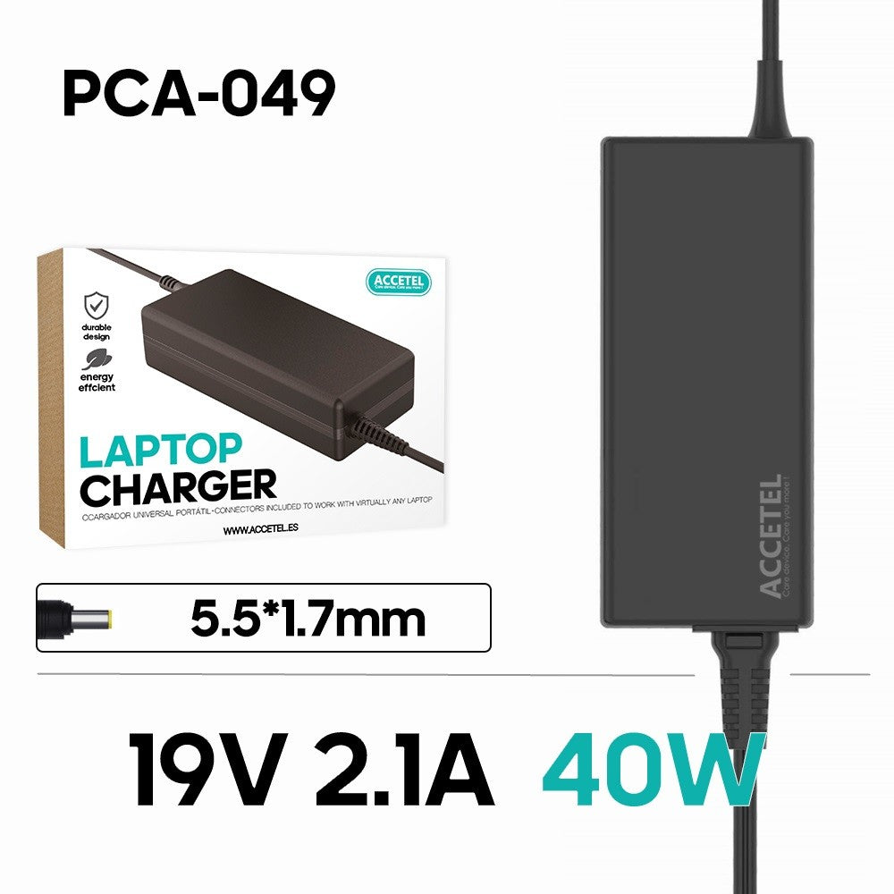 Carregador Portátil Acer 19V 2.1A 5.5*1.7mm 40W