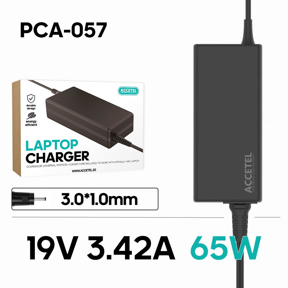 Carregador Portátil Acer 19V 3.42A 3.0*1.0mm 65W