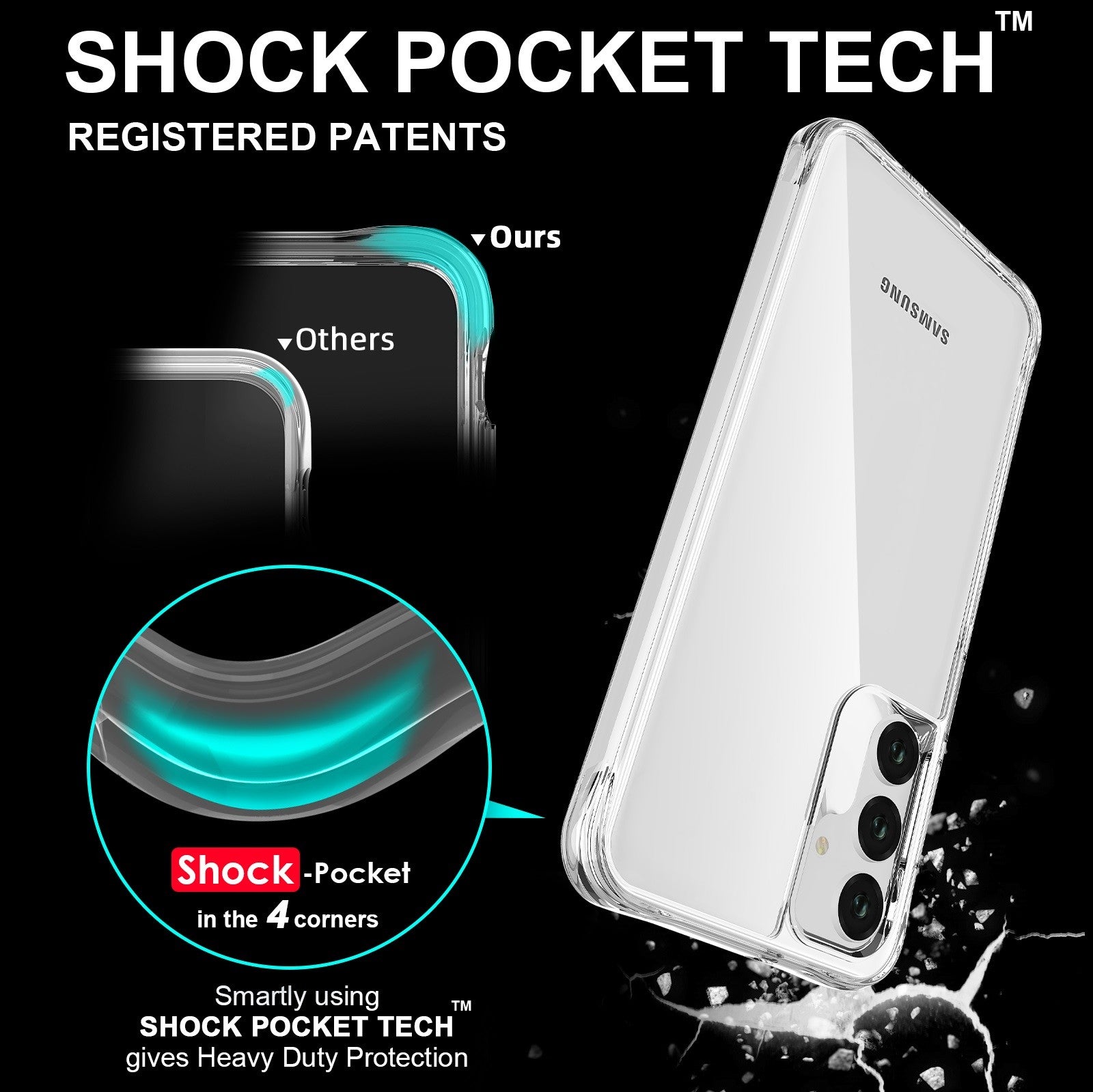 Capa Anti-Choque Reforçada - Samsung Galaxy A16 / A26 / A17